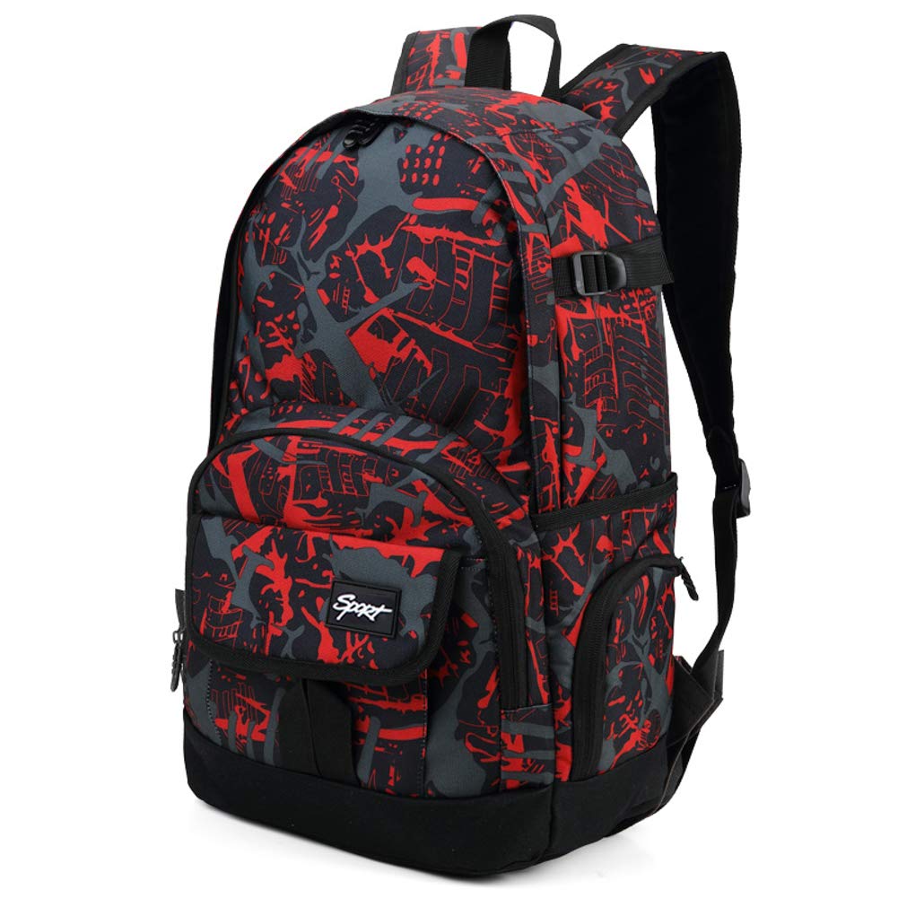 rickyh style School Backpack Travel Bag for Men & Women Lightweight College Back Pack with Laptop Compartmen