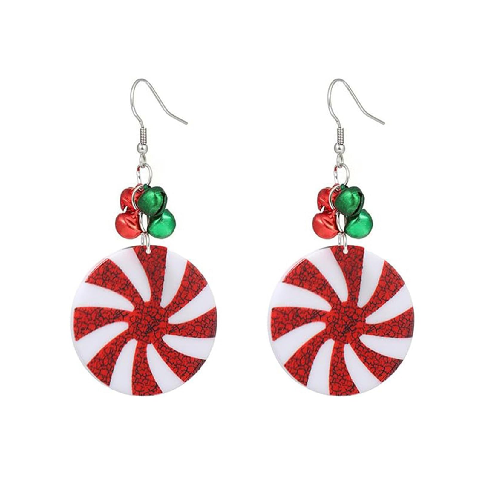 Christmas Earrings For Women Cute Colorful Acrylic Christmas Santa Claus HO HO HO Tree Gingerbread Man Dangle Drop Holiday Earrings Decoration Christmas Jewelry Gifts