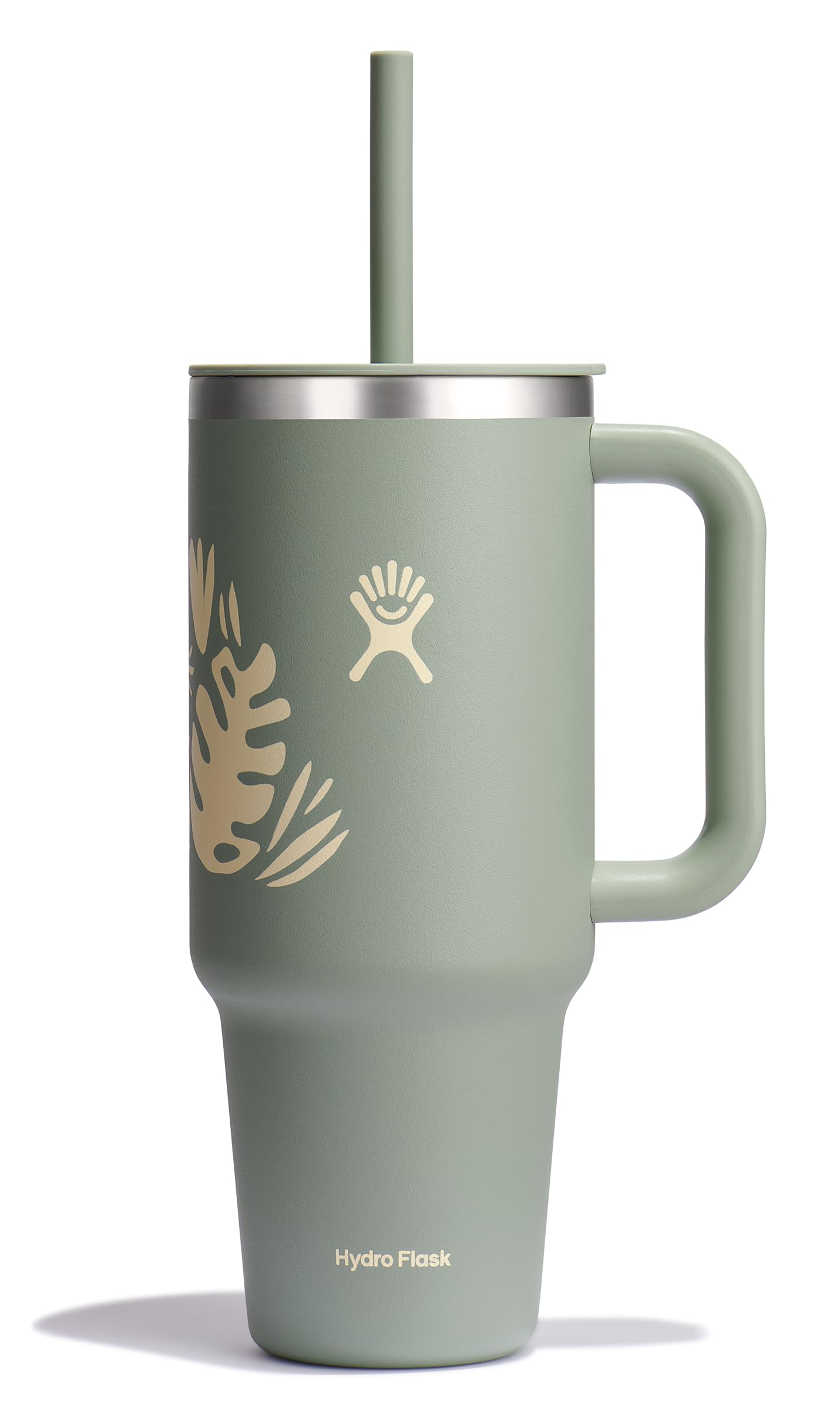 Hydro Flask 32 Oz Travel Tumbler with Handle, Lid and Straw - Insulated Stainless Steel in Holiday Punch