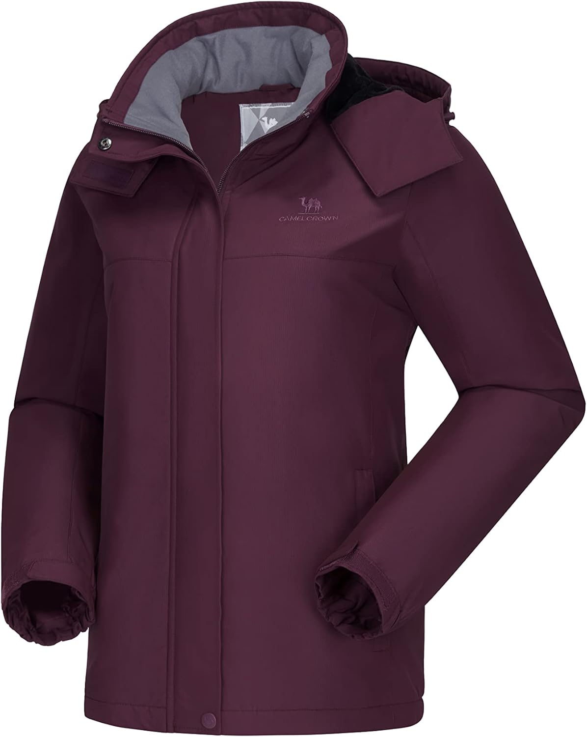 CAMEL CROWN Women's Ski Jacket Winter Snow Coat Warm Fleece Mountain Waterproof Female Jacket Snowboarding jackets