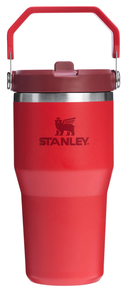 Stanley IceFlow Flip Straw Tumbler with Handle 30 oz | Twist On Lid and Flip Up Straw | Leak Resistant Water Bottle | Insulated Stainless Steel |BPA-Free | Lilac