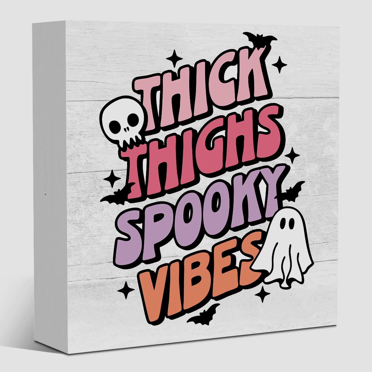 Cute Halloween Decor, Happy Halloween Dog Decorations, Spooky Ghost Decor for Home Office, Spider Webs Scary Decorations 5 x 5 inches A11