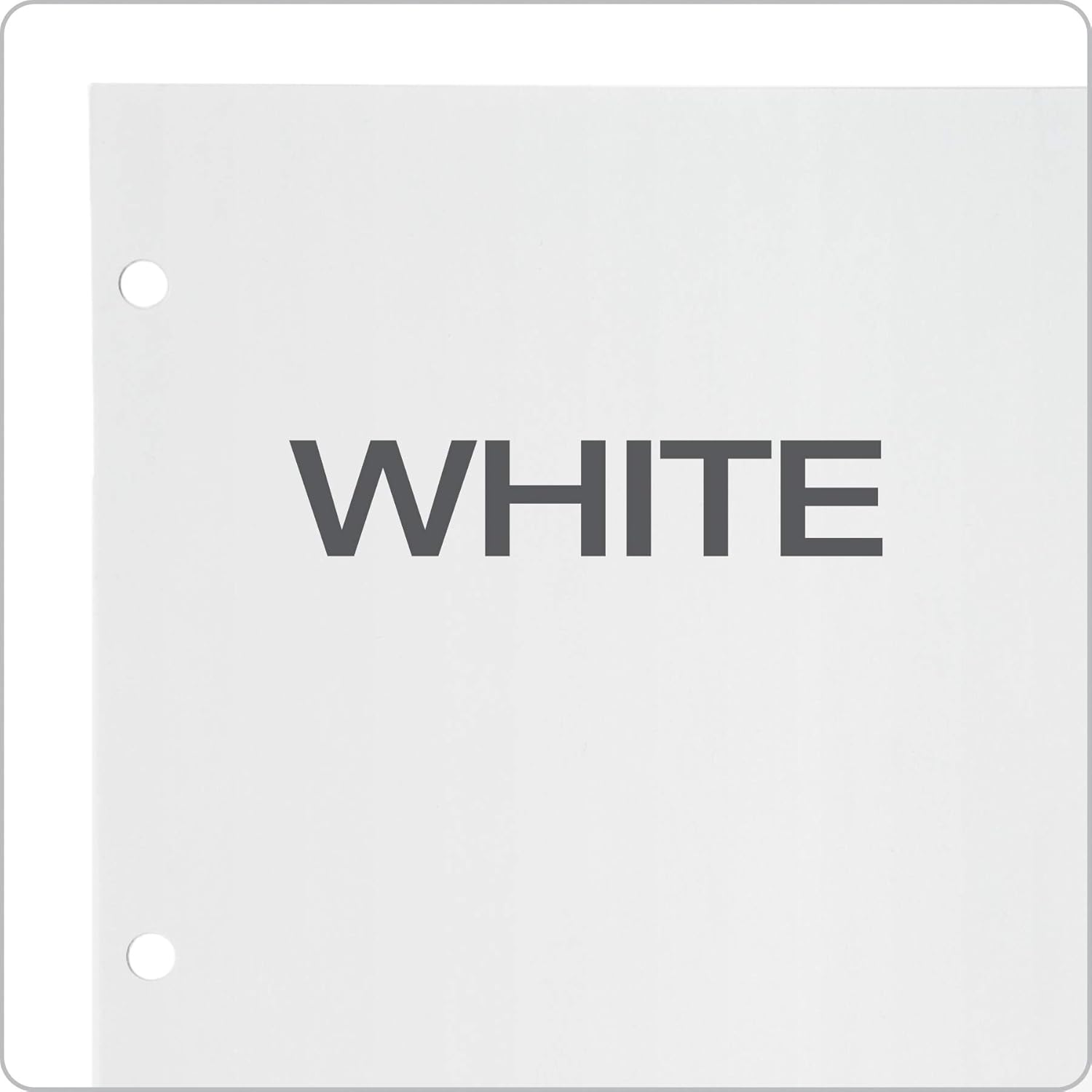 Oxford Blank Write On Binder Dividers, 1/5 Cut Tabs, 3 Hole Punch Dividers in 5 Tab Sets, 100 Dividers, 20 Sets, White (89981)