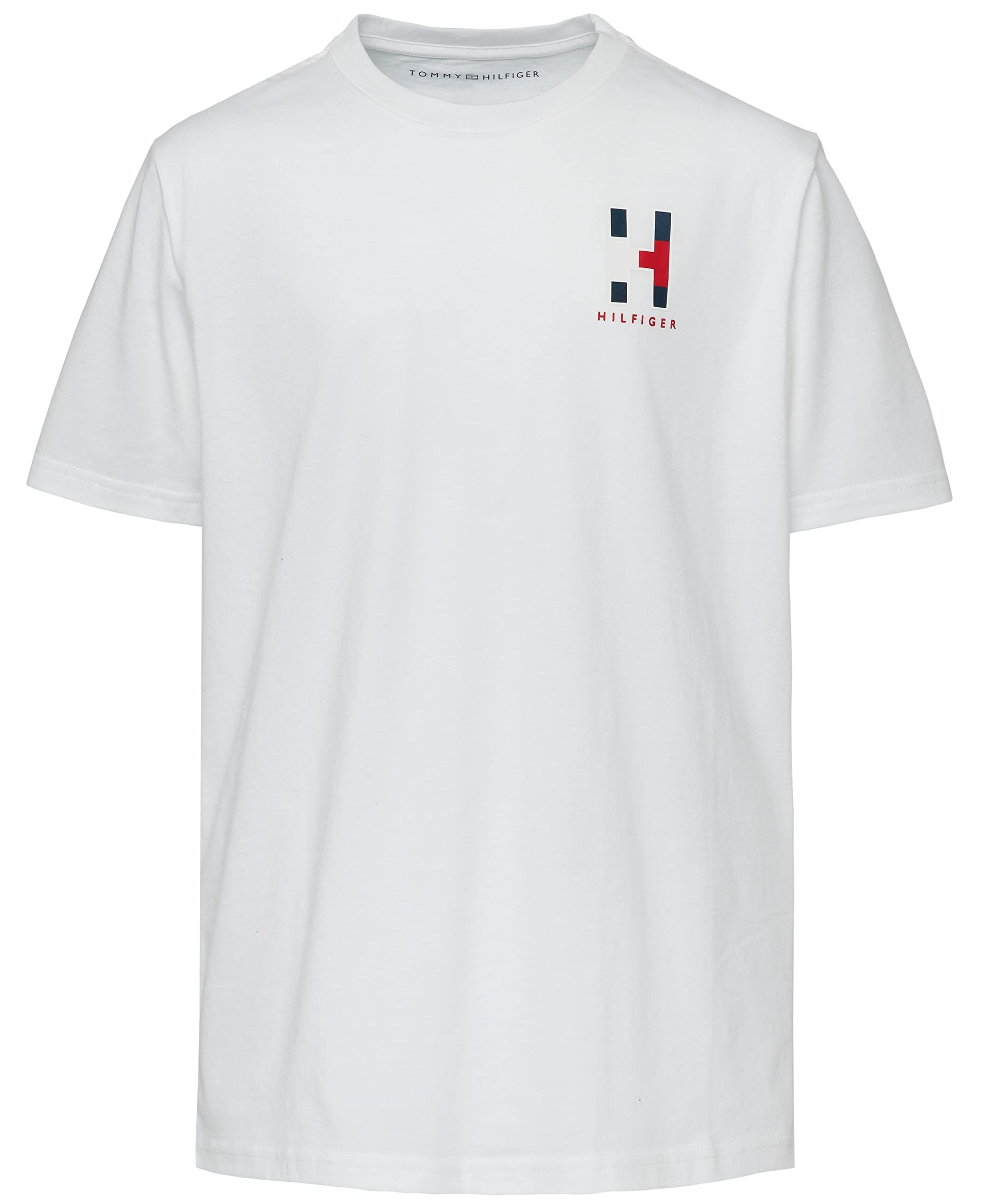 Tommy Hilfiger Boys' Short Sleeve Solid Matt Crew Neck T-Shirt, Soft, Comfortable, Relaxed Fit