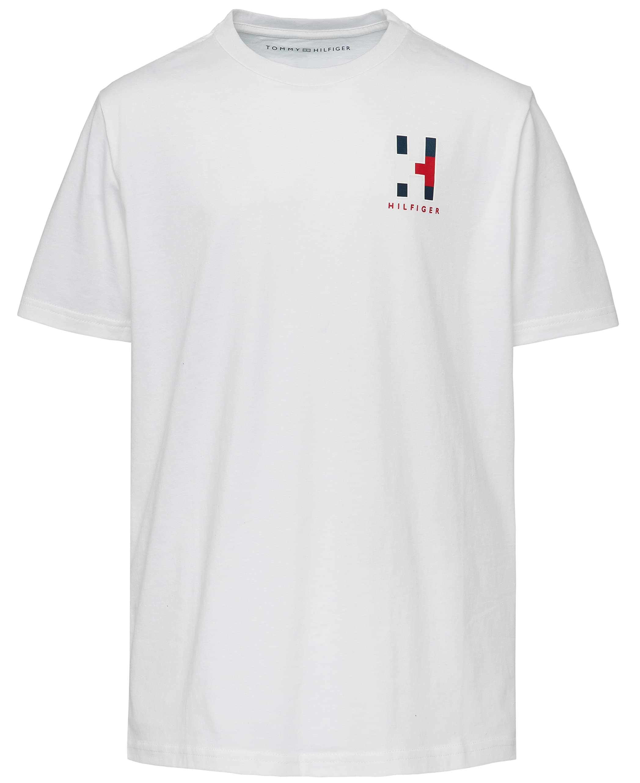Tommy Hilfiger Boys' Short Sleeve Solid Matt Crew Neck T-Shirt, Soft, Comfortable, Relaxed Fit