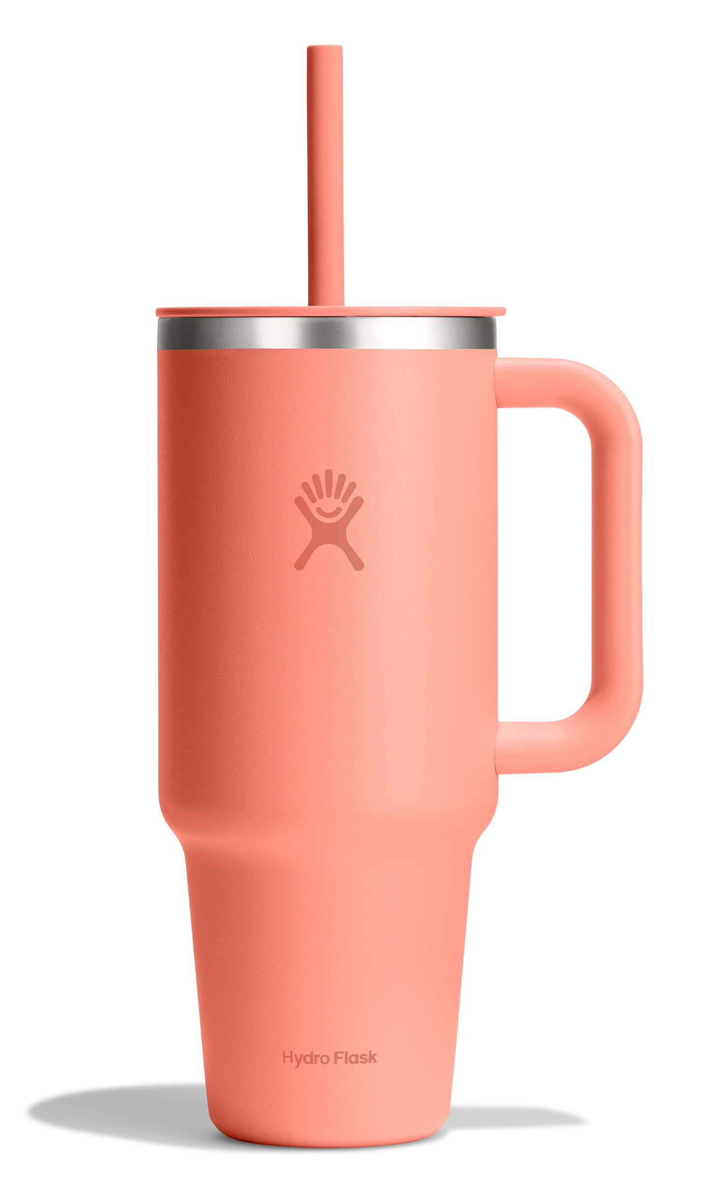 Hydro Flask 32 Oz Travel Tumbler with Handle, Lid and Straw - Insulated Stainless Steel in Holiday Punch