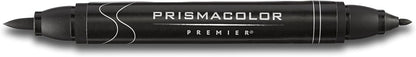 Prismacolor Premier Double-Ended Art Markers, Fine And Brush Tip, Adult Coloring, 12 Pack