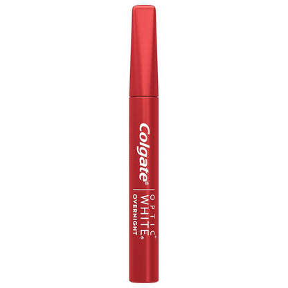 Colgate Optic White Overnight Teeth Whitening Pen, Hydrogen Peroxide Teeth Whitening Pen, Visibly Whiter Teeth In Just 1 Week When Used as Directed, 21 Whitening Treatments, 0.08 fl oz