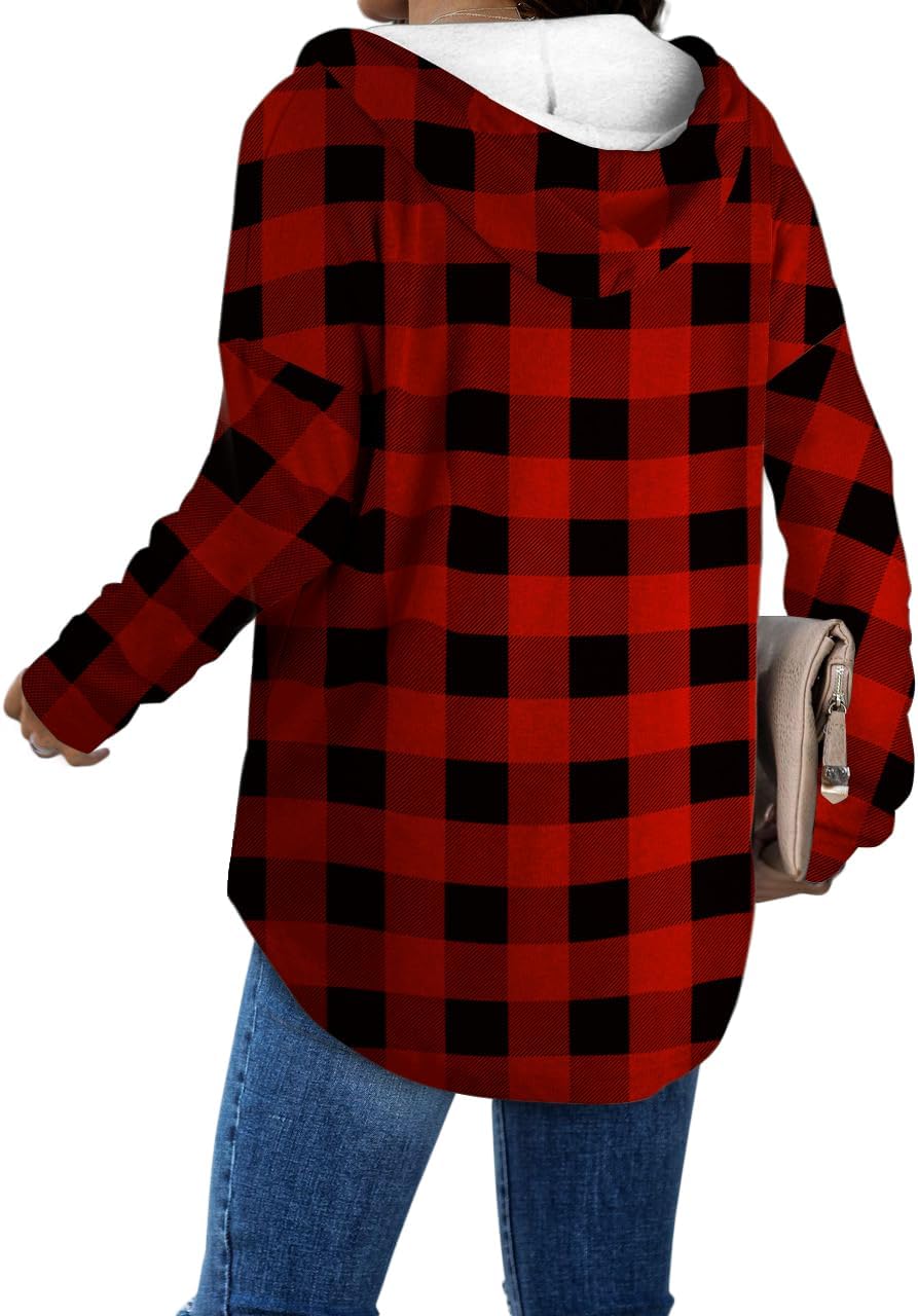 Bofell Womens Fashion Tops Hoodies for Women Pullover Oversized Sweatshirts Long SLeeve Shirts Loose Fit