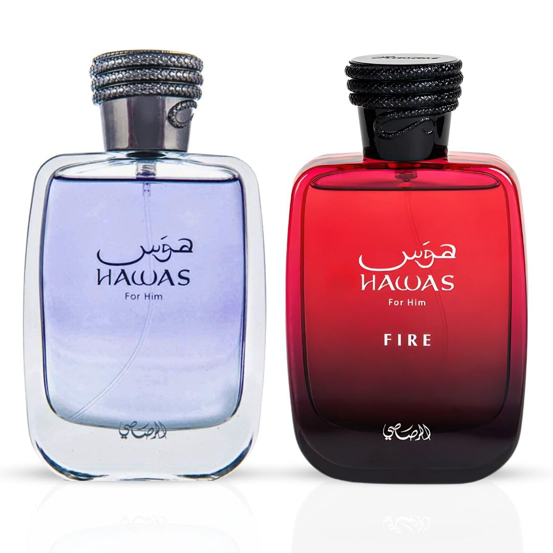 RASASI Hawas For Men - Eau de Parfum Spray 100ML (3.4 Oz), Premium Arabian Perfume for Men, A Signature Scent for Long-Lasting Fragrance - Ideal Men Perfumes For Special Occasions & Daily Elegance