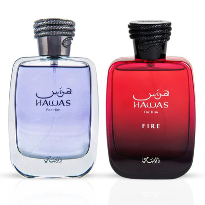 RASASI Hawas For Men - Eau de Parfum Spray 100ML (3.4 Oz), Premium Arabian Perfume for Men, A Signature Scent for Long-Lasting Fragrance - Ideal Men Perfumes For Special Occasions & Daily Elegance