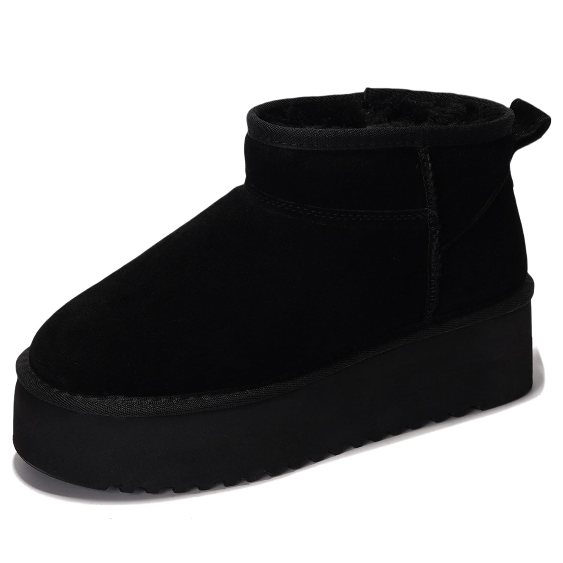 Project Cloud 100% Genuine Leather Ankle Boots for Women - Anti-Slip Memory Foam Insole Womens Boots - Lightweight Winter Womens Shoes, Ankle Booties for Women (Huggy)