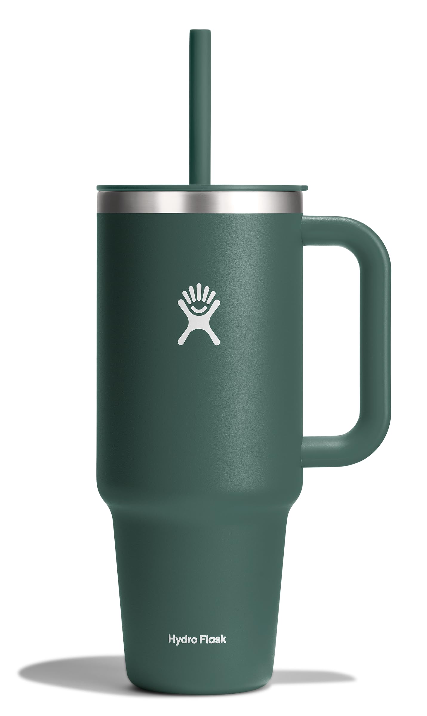 Hydro Flask 32 Oz Travel Tumbler with Handle, Lid and Straw - Insulated Stainless Steel in Holiday Punch