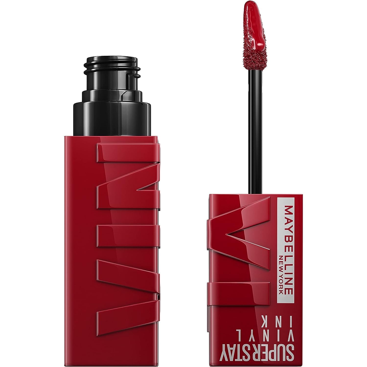Maybelline Super Stay Vinyl Ink Longwear No-Budge Liquid Lipcolor Makeup, Highly Pigmented Color and Instant Shine, Cheeky, Rose Nude Lipstick, 0.14 fl oz, 1 Count