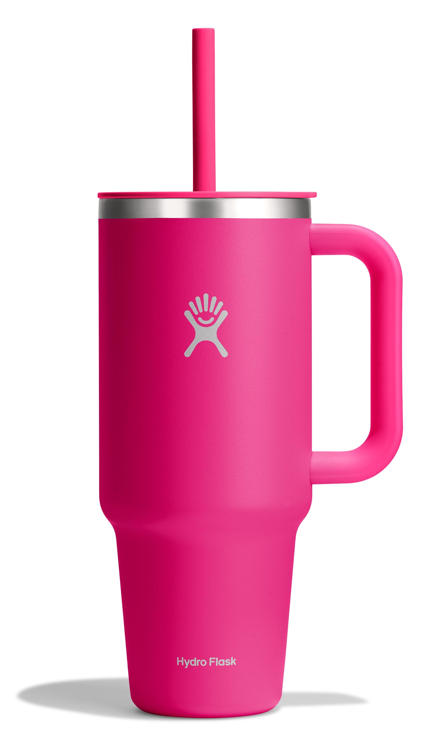 Hydro Flask 32 Oz Travel Tumbler with Handle, Lid and Straw - Insulated Stainless Steel in Holiday Punch