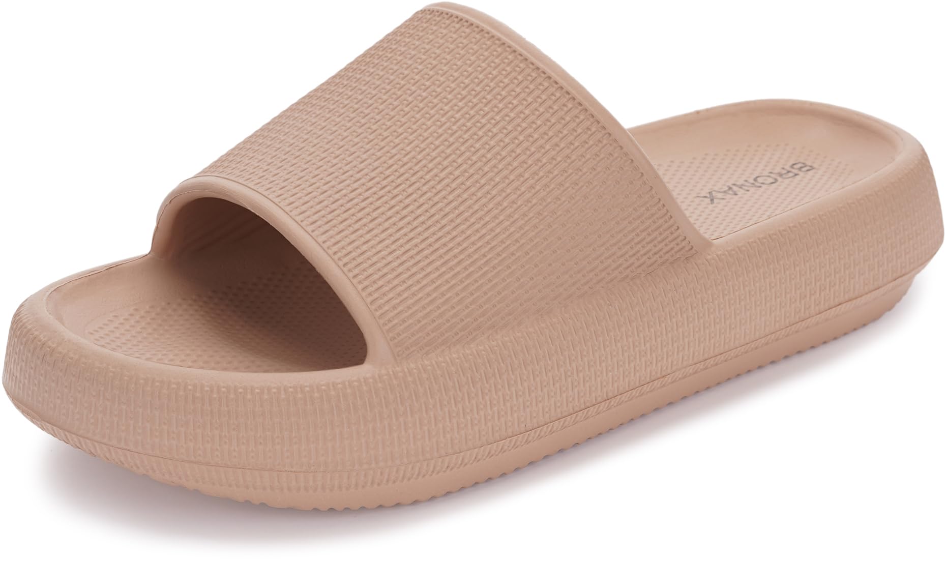 BRONAX Pillow Slippers for Women and Men | House Slides Shower Sandals | Cushioned Thick Sole