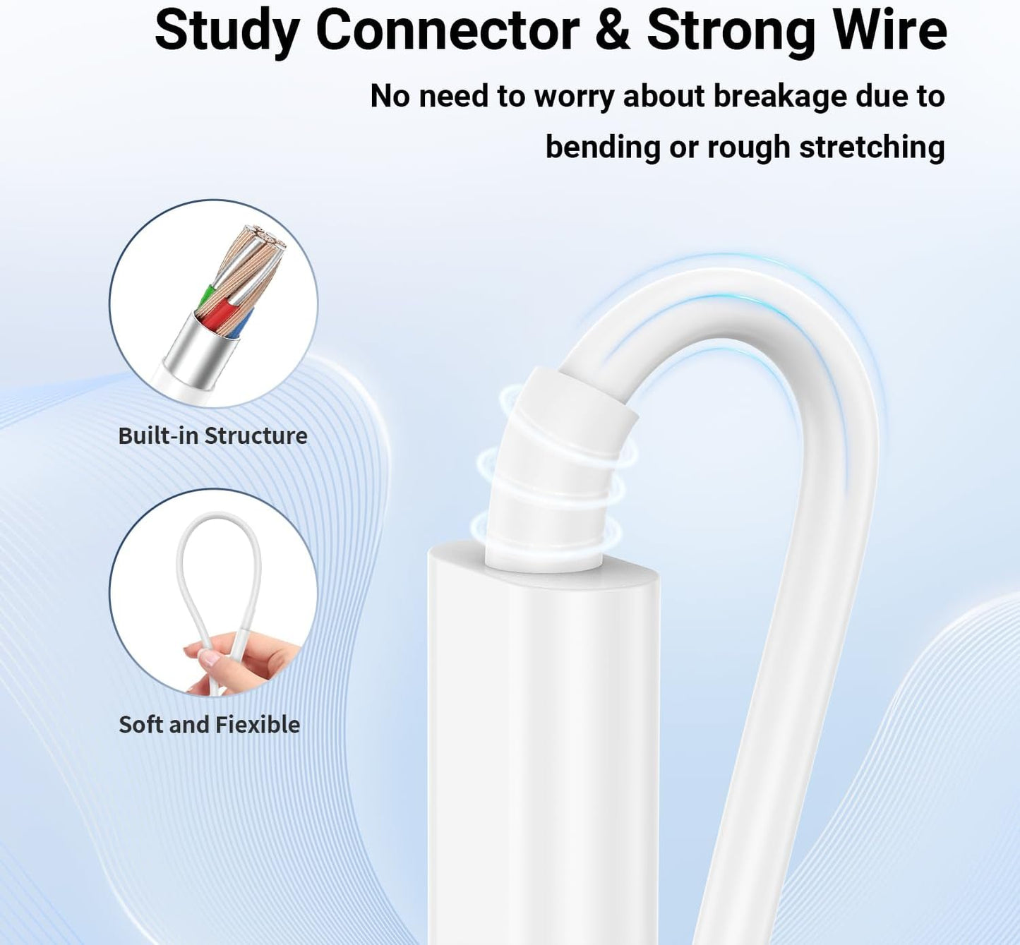 Essri i Phone Charger Fast Charging 10 FT, 3-Pack 20W PD USB C Charger Block with iPhone 14 13 Charging Cable 10 Foot, Compatible with iPhone 14 Pro/13Pro Max/12/11Pro/Mini - White