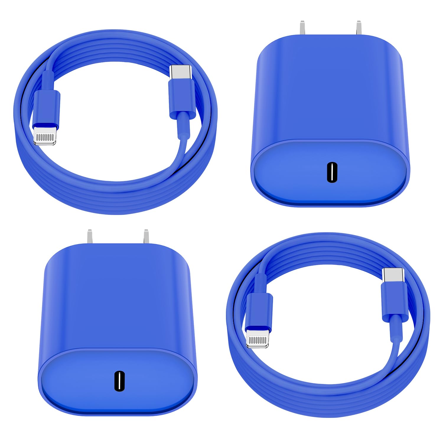 Essri i Phone Charger Fast Charging 10 FT, 3-Pack 20W PD USB C Charger Block with iPhone 14 13 Charging Cable 10 Foot, Compatible with iPhone 14 Pro/13Pro Max/12/11Pro/Mini - White