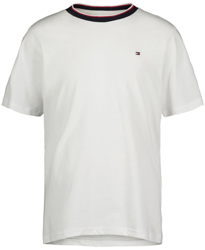 Tommy Hilfiger Boys' Short Sleeve YD Ringer Crew Neck T-Shirt, Soft, Comfortable, Relaxed Fit