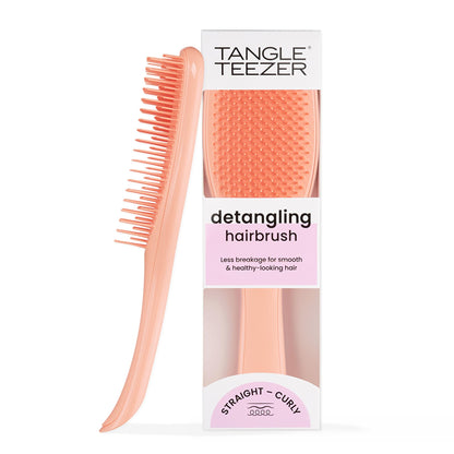 Tangle Teezer Ultimate Detangler Hairbrush for Wet & Dry Hair, Eliminates Knots & Reduces Breakage for All Hair Types, Apricot Blaze