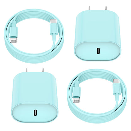 Essri i Phone Charger Fast Charging 10 FT, 3-Pack 20W PD USB C Charger Block with iPhone 14 13 Charging Cable 10 Foot, Compatible with iPhone 14 Pro/13Pro Max/12/11Pro/Mini - White