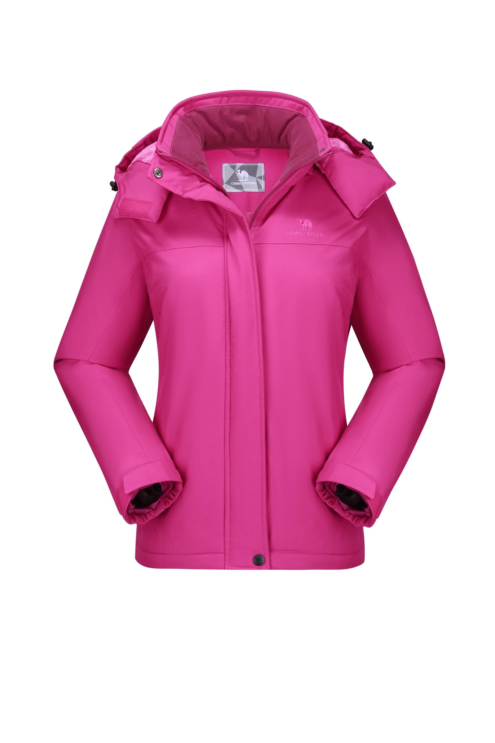 CAMEL CROWN Women's Ski Jacket Winter Snow Coat Warm Fleece Mountain Waterproof Female Jacket Snowboarding jackets