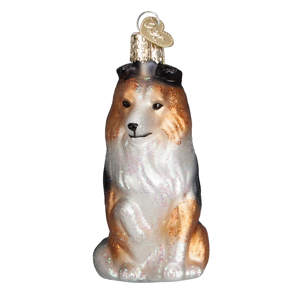 Old World Christmas Black Labrador Dog Collection Glass Blown Ornaments for Christmas Tree 3.75 x 1.5