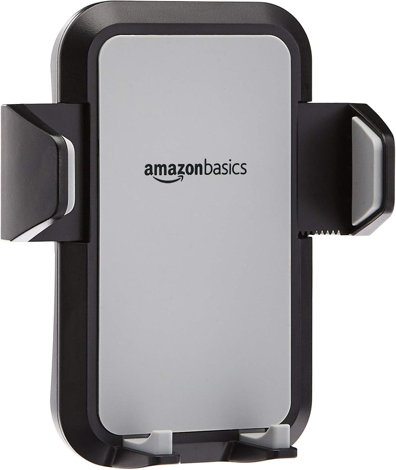 Amazon Basics Universal Portable Smartphone Holder for Car, Easy to Install Air Vent Mount, Adjustable and Secure, Grey