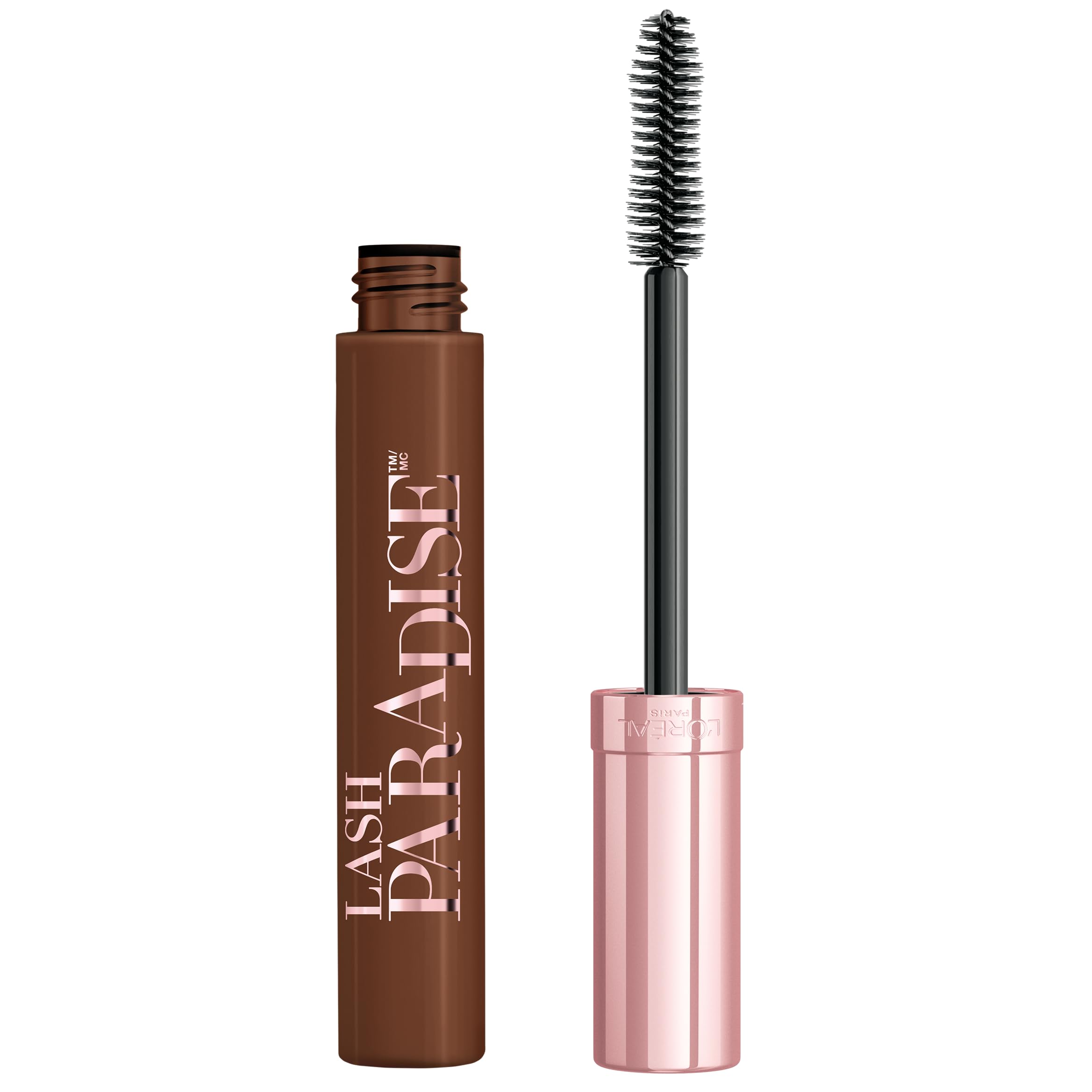 L'Oreal Paris Makeup Voluminous Lash Paradise Mascara, Voluptuous Volume, Intense Length, Feathery Soft Full Lashes, No Flaking, No Smudging, No Clumping, Blackest Black, 0.25 Fl Oz (Pack of 1)