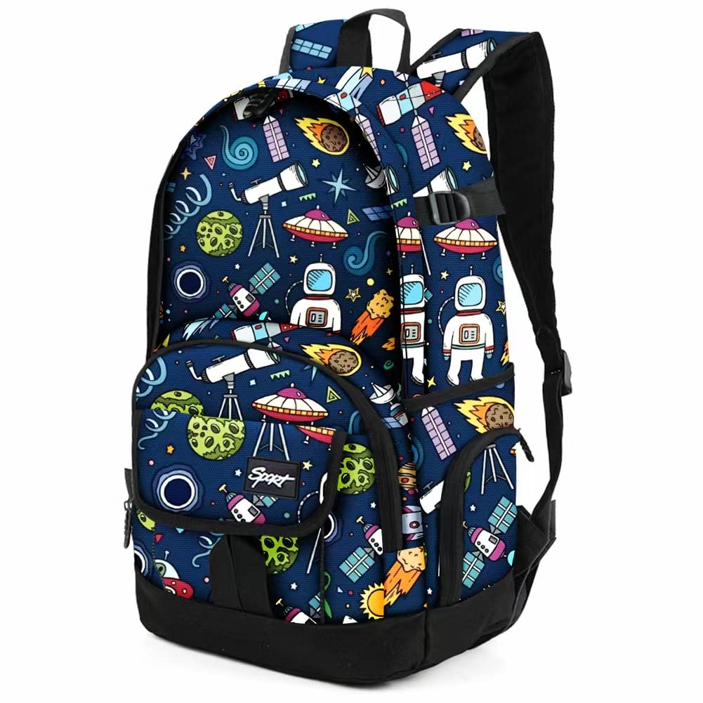 rickyh style School Backpack Travel Bag for Men & Women Lightweight College Back Pack with Laptop Compartmen