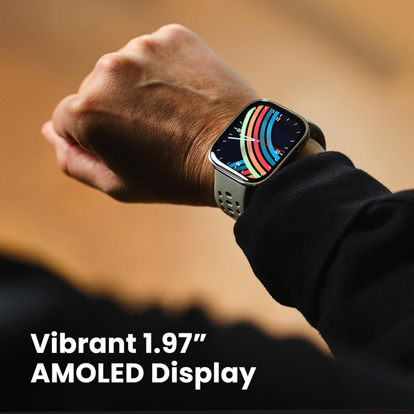 Amazfit Bip 6 Smart Watch 46mm, 14 Day Battery, 1.97" AMOLED Display, GPS & Free Maps, AI, Bluetooth Call & Text, Health, Fitness & Sleep Tracker, 140+ Workout Modes, 5 ATM Water-Resistance, Black