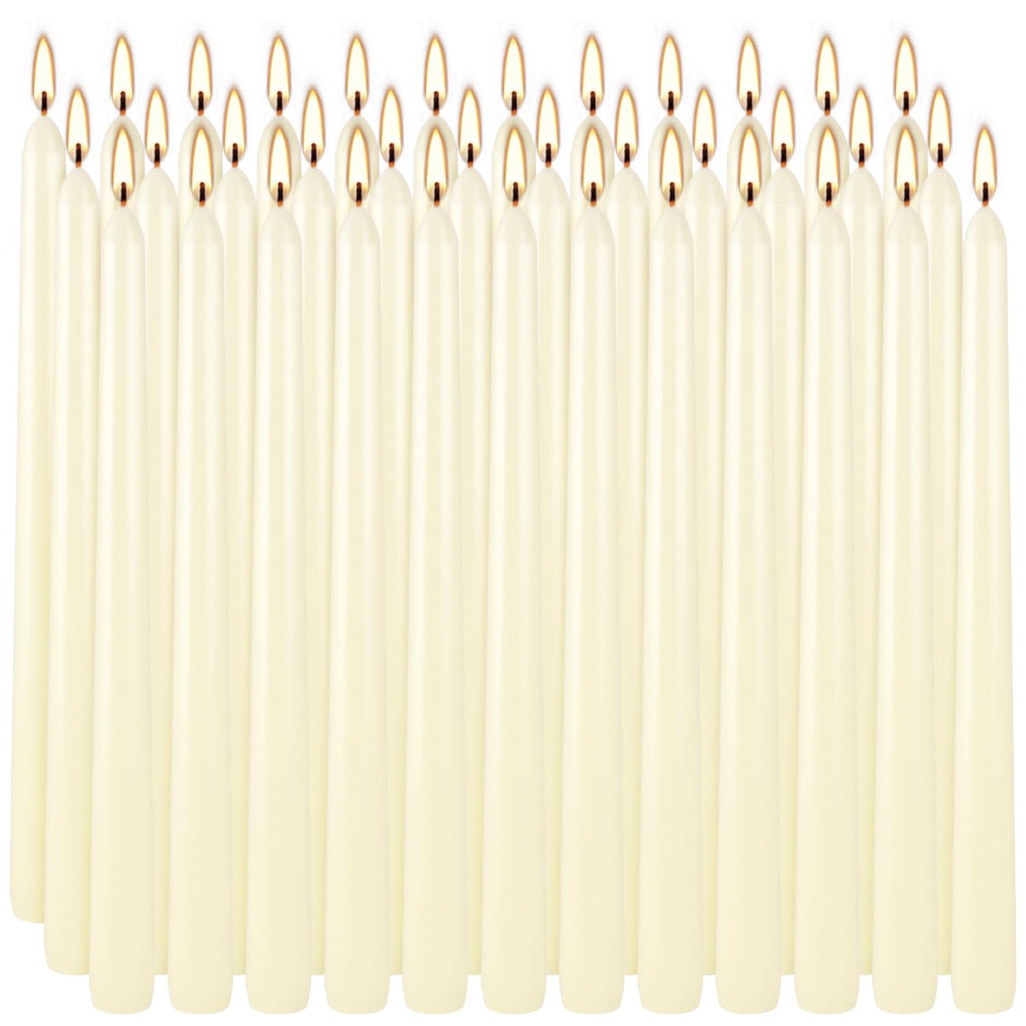 12PCS 10-Inch Black Bleeding Taper Candles,Vampire Tears Taper Candles- Unscented Ideal for Halloween, Christmas, Rituals, and Themed Party Decor