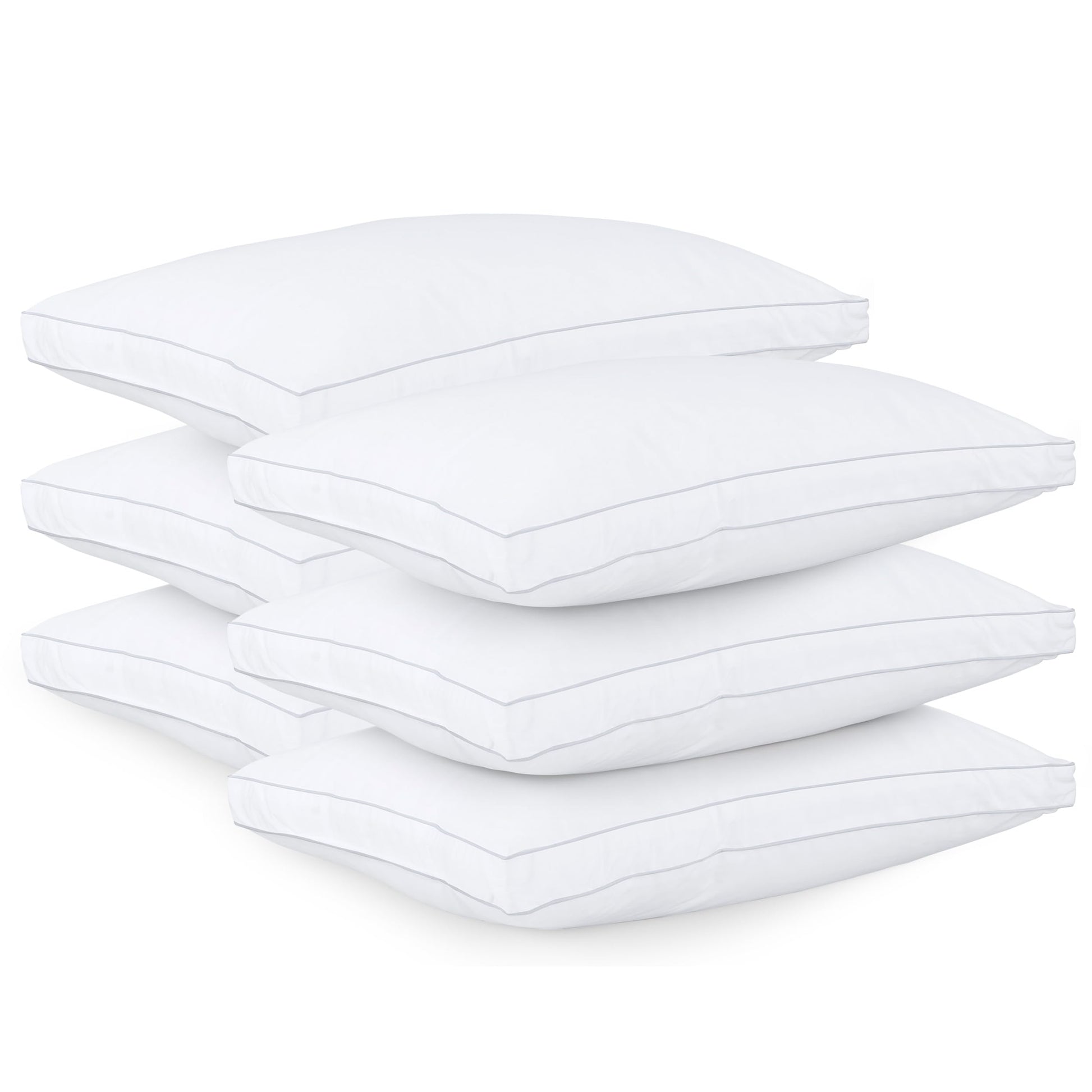 Utopia Bedding Bed Pillows for Sleeping Queen Size (White), Set of 2, Cooling Hotel Quality, Gusseted Pillow for Back, Stomach or Side Sleepers