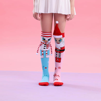 Crazy socks for kids Cute girl socks girls wacky Funky Stretch Mid to High Novelty Socks