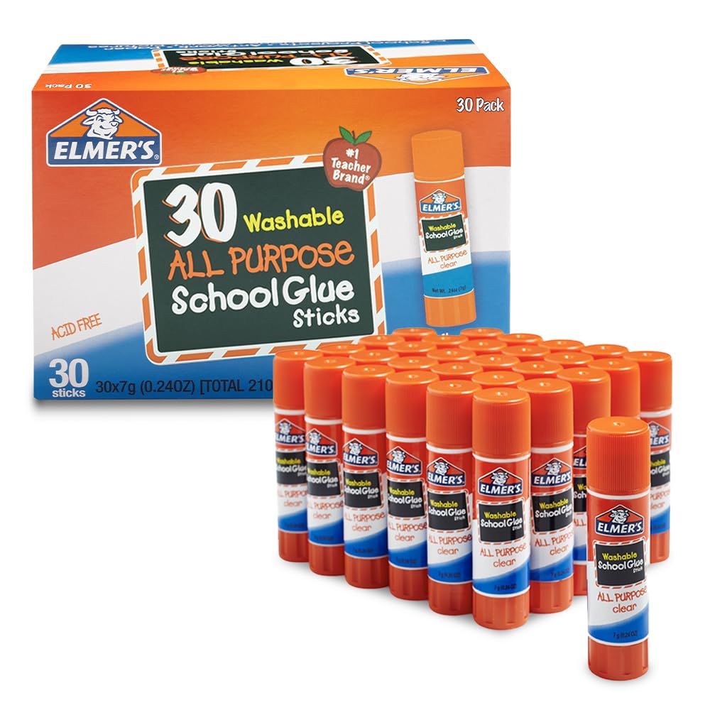 Elmer's All Purpose School Glue Sticks Washable 7 Grams 60 Count