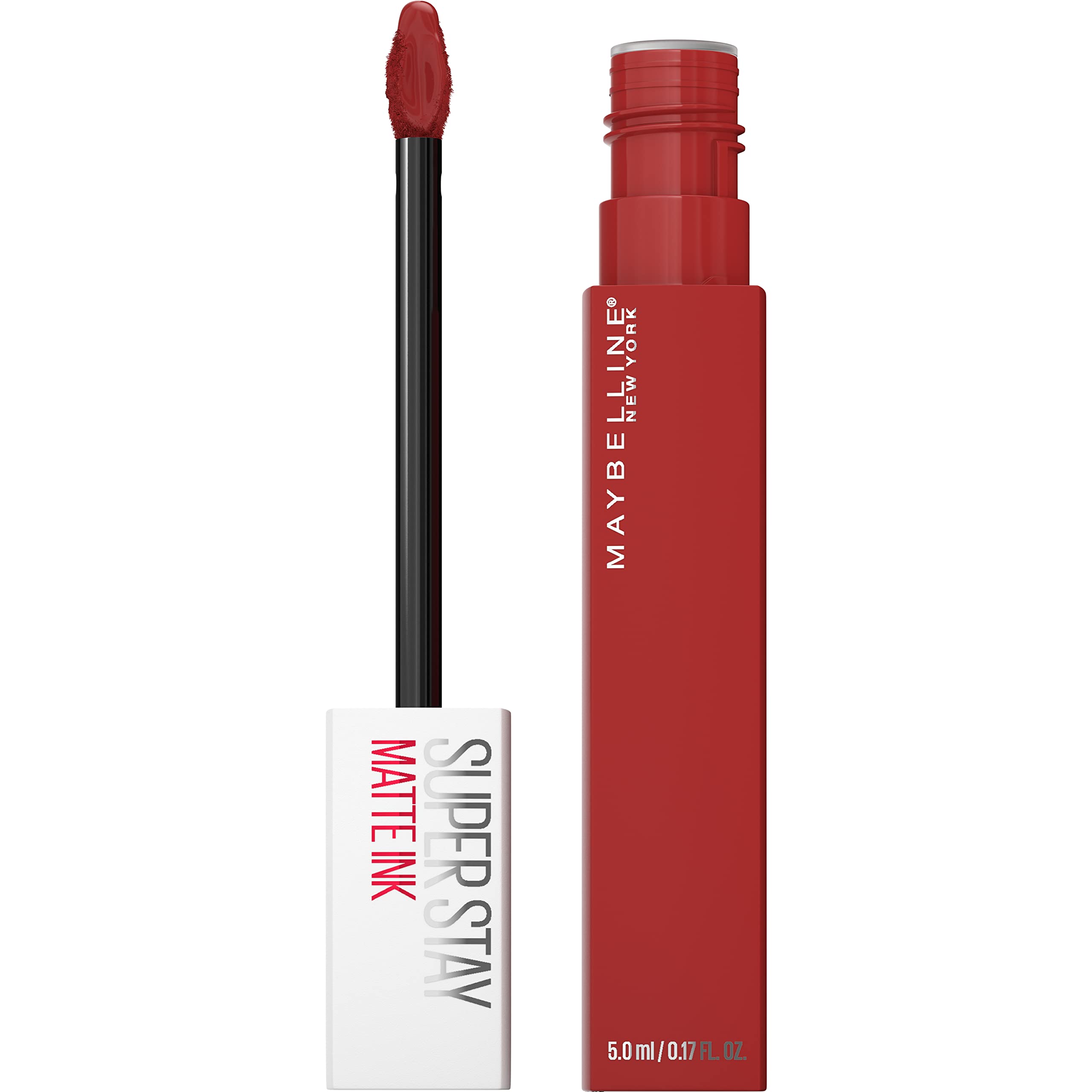 Maybelline Super Stay Matte Ink Liquid Lipstick Makeup, Long Lasting High Impact Color, Up to 16H Wear, Seductress, Light Rosey Nude, 1 Count