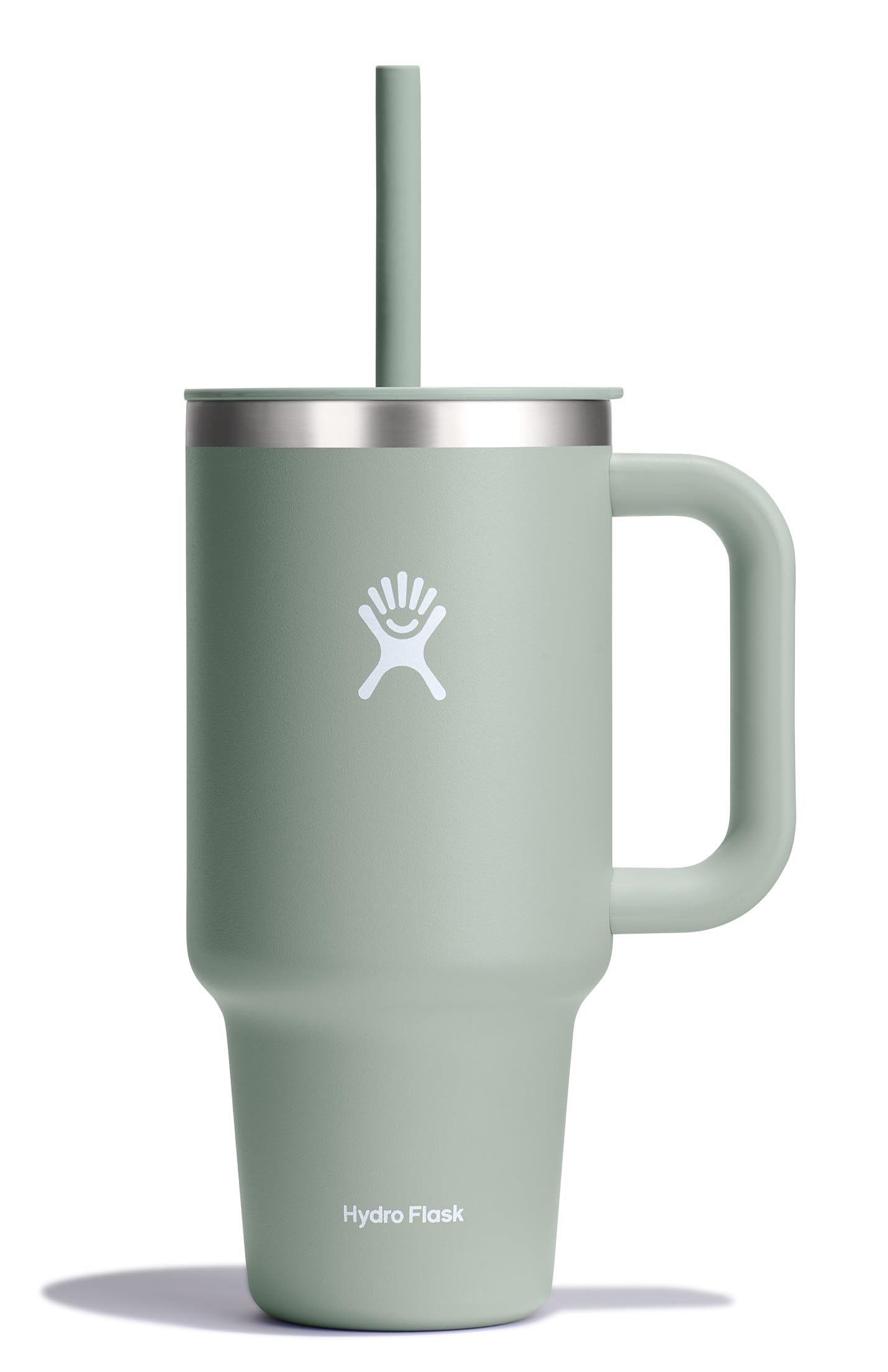 Hydro Flask 32 Oz Travel Tumbler with Handle, Lid and Straw - Insulated Stainless Steel in Holiday Punch
