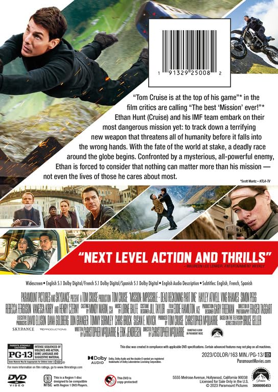 Mission:Impossible - Dead Reckoning [DVD]