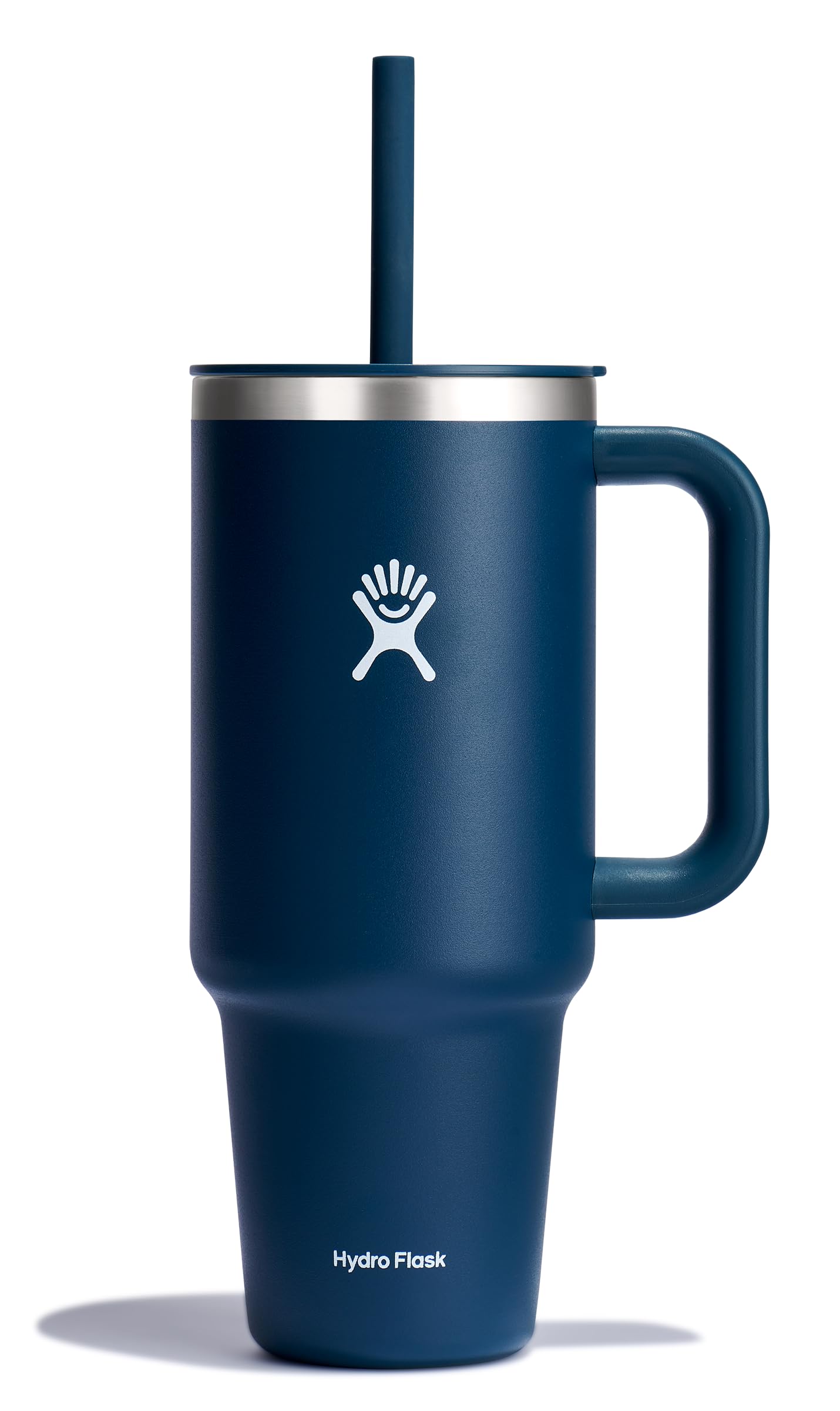 Hydro Flask 32 Oz Travel Tumbler with Handle, Lid and Straw - Insulated Stainless Steel in Holiday Punch