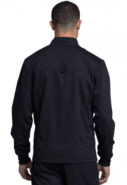 Cherokee Men Warm up Scrub Jacket with Zip Front WW320