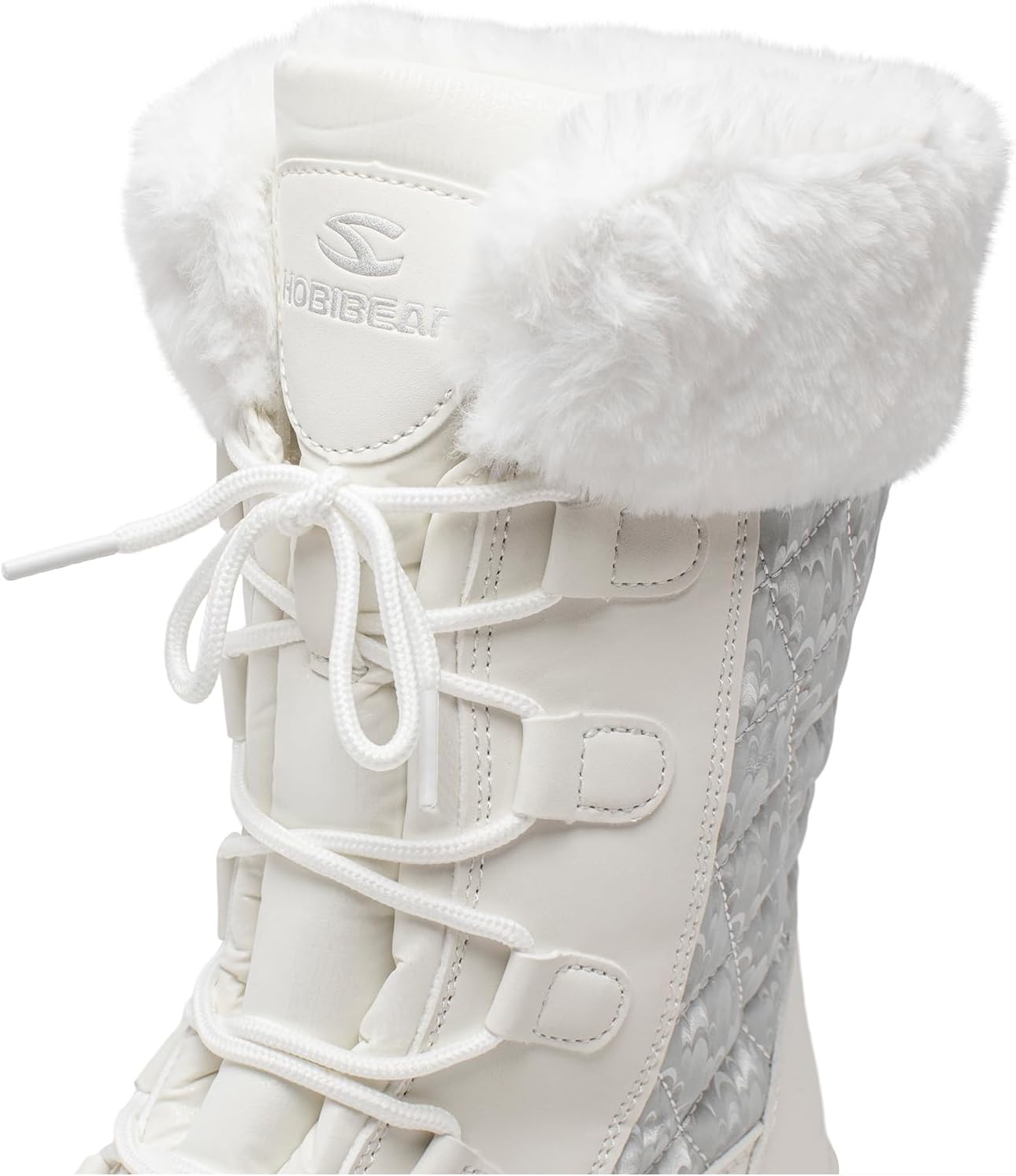 HOBIBEAR Women's Winter Snow Boots Waterproof Lightweight Warm Faux Fur Lined Mid-Calf Booties