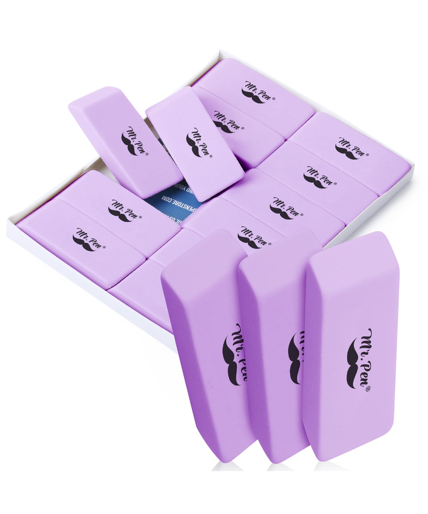 Mr. Pen- Pink Pencil Erasers, 48 Pack, Pink Erasers, Eraser, Erasers for Drawing Eraser Pencil, Pencil Erasers, Back to School Supplies