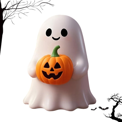 Halloween Ghost Figurine-Spooky & Cute Ghost Statue for Home, Desk, Party Decor | FunnyGhost Halloween Decor Indoor