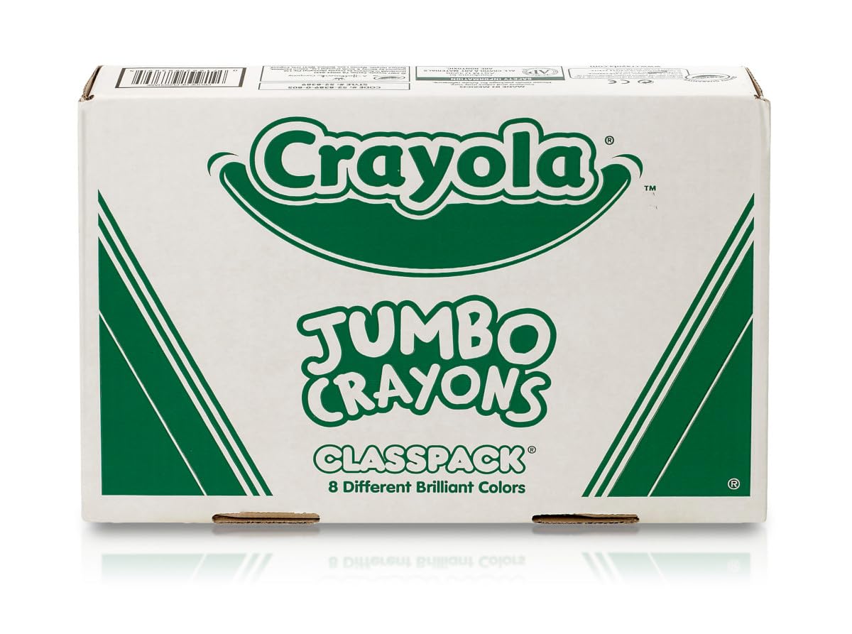 Crayola Bulk Crayon Classpack - 800ct (16 Colors), Back to School Essentials, Kids Crayons, Arts & Crafts Supplies Teacher Classroom Must Haves, Ages 3+