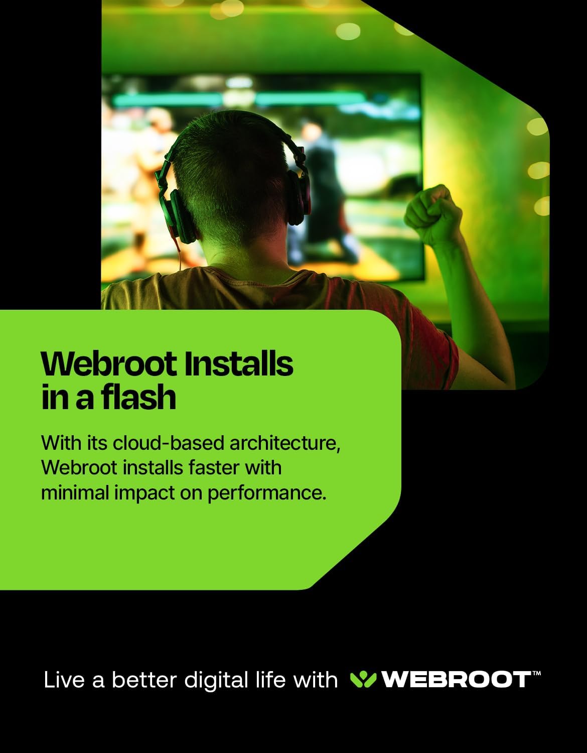 Webroot Antivirus Software 2026 | 3 Device | 1 Year Download for PC/Mac
