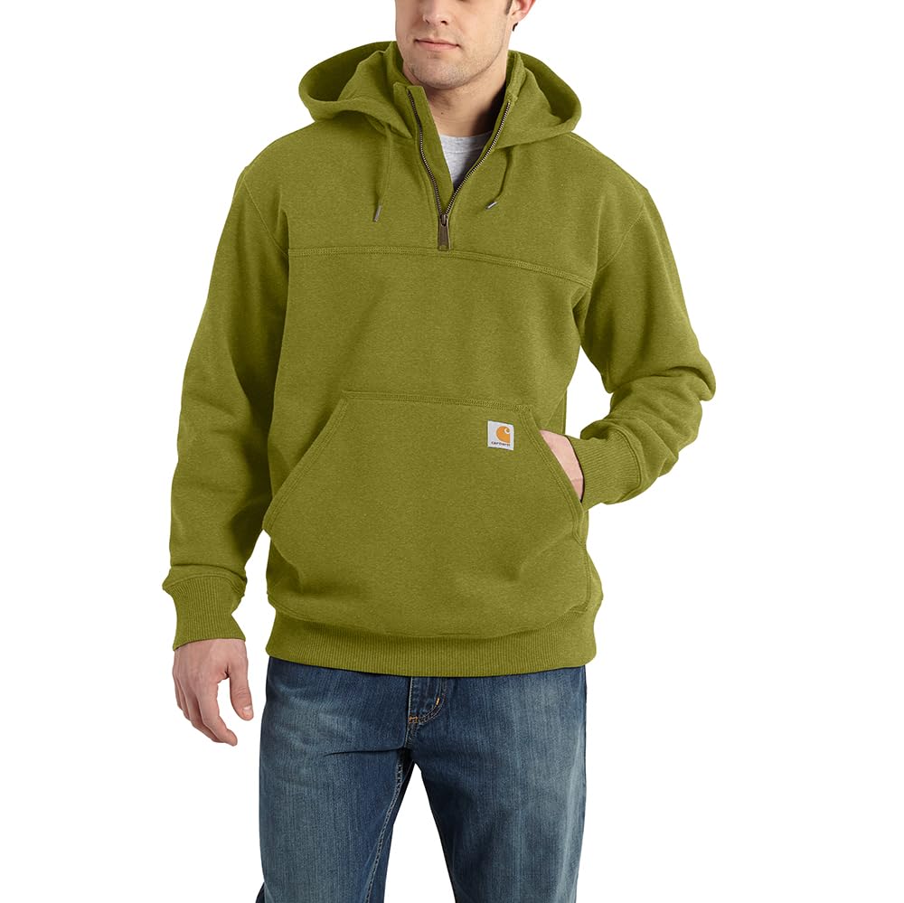 Carhartt mens Rain Defender Loose Fit Heavyweight Quarter-zip Sweatshirt