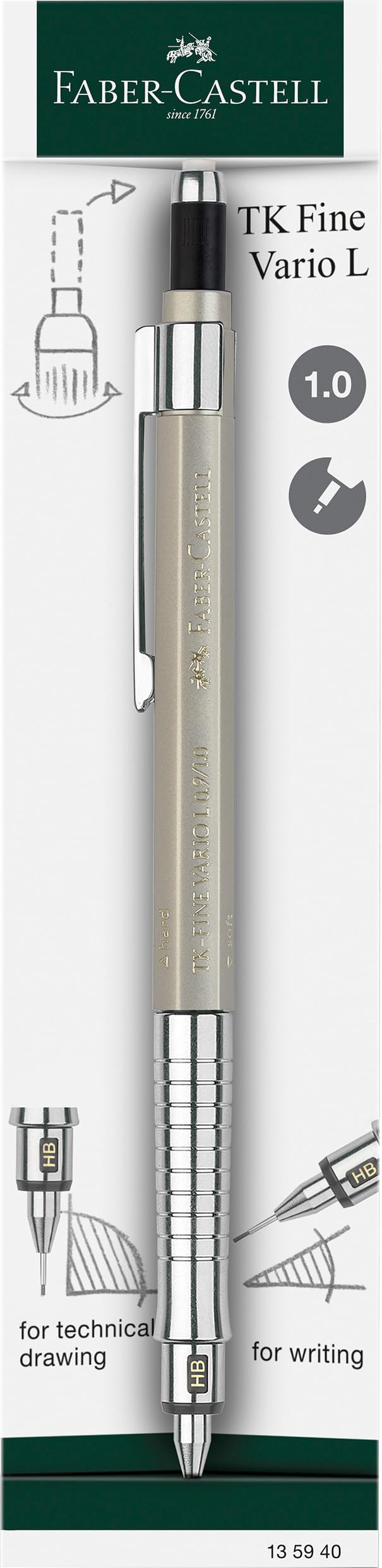 Faber Castell Mechanical Pencil, TK Fine Vario, 0.5mm (135500)