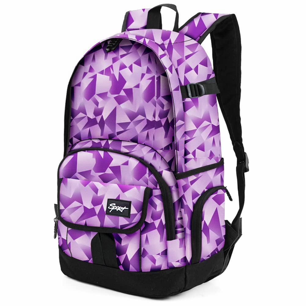 rickyh style School Backpack Travel Bag for Men & Women Lightweight College Back Pack with Laptop Compartmen
