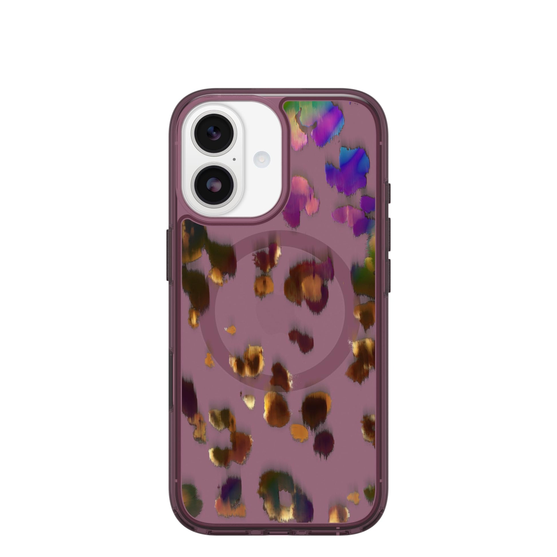 OtterBox iPhone 17 Symmetry Series Clear Case - Golden Bloom - Green
