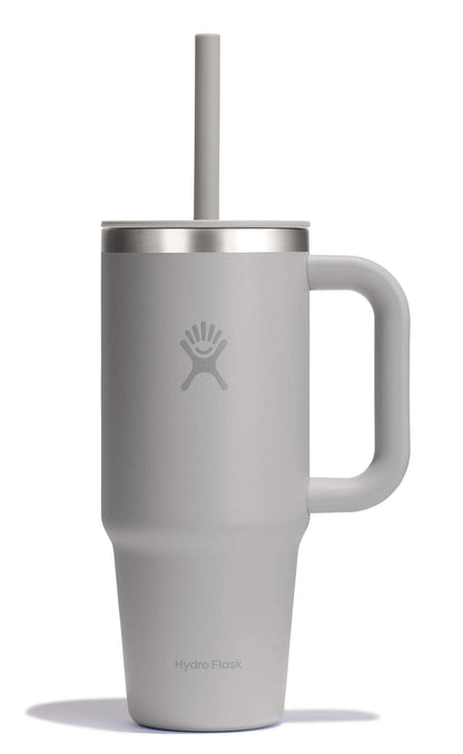 Hydro Flask 32 Oz Travel Tumbler with Handle, Lid and Straw - Insulated Stainless Steel in Holiday Punch